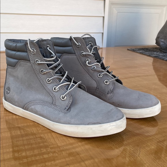 Timberland Leather Ankle Sneaker Boots Womens Size 8 - Picture 6 of 12